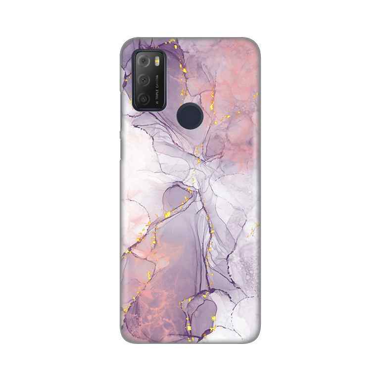 Maska za Alcatel 1S 2021/3L 2021/A1 Alpha 21 silikon Print Pink Marble