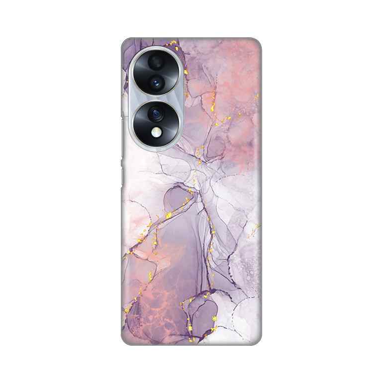 Maska Za Honor 70 silikon Print Pink Marble