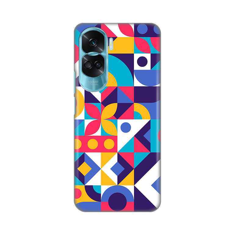 Maska Za Honor 90 Lite silikon Print Colorful Mosaic