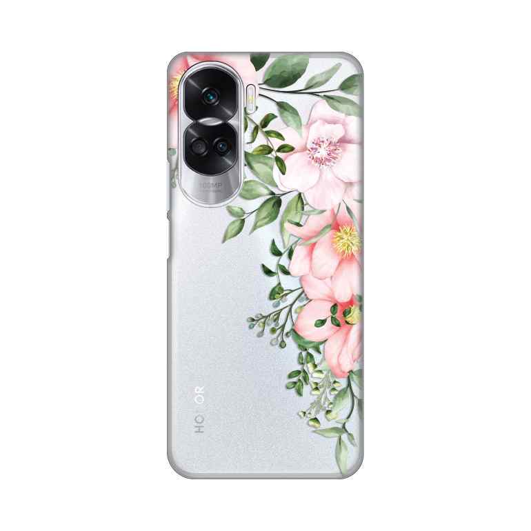 Maska Za Honor 90 Lite silikon Print Gentle Rose Pattern