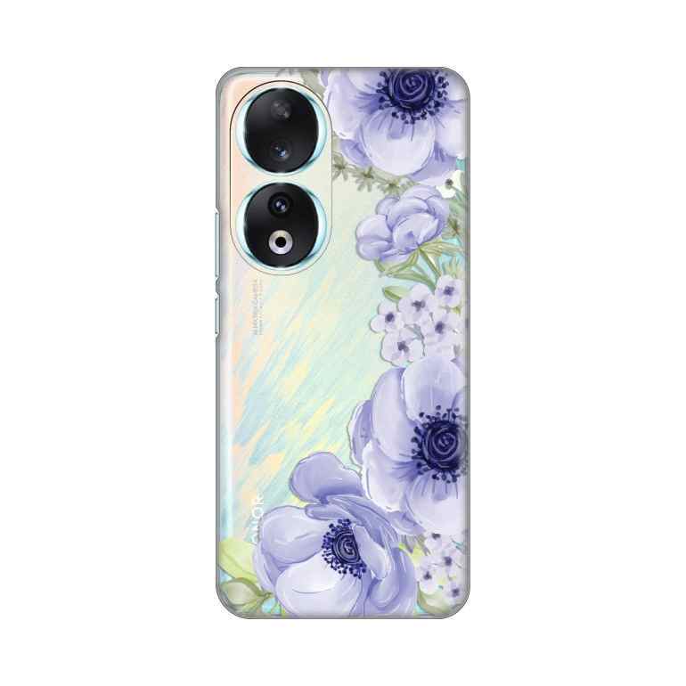 Maska Za Honor 90 silikon Print Blue Roses