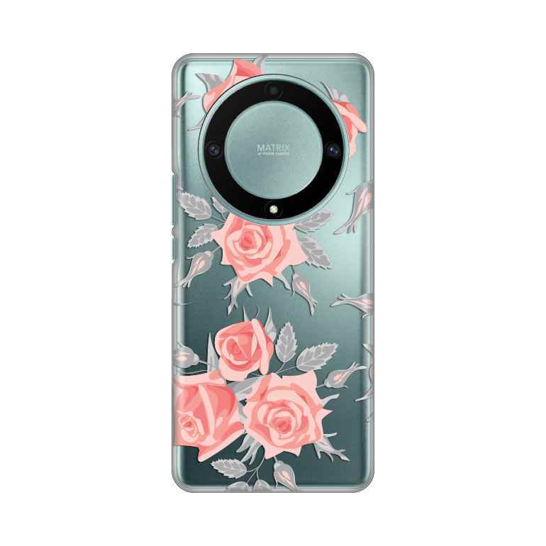 Maska Za Honor Magic 5 Lite silikon Print Elegant Roses