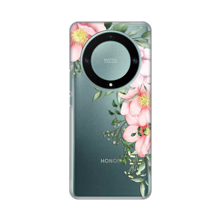 Maska Za Honor Magic 5 Lite silikon Print Gentle Rose Pattern