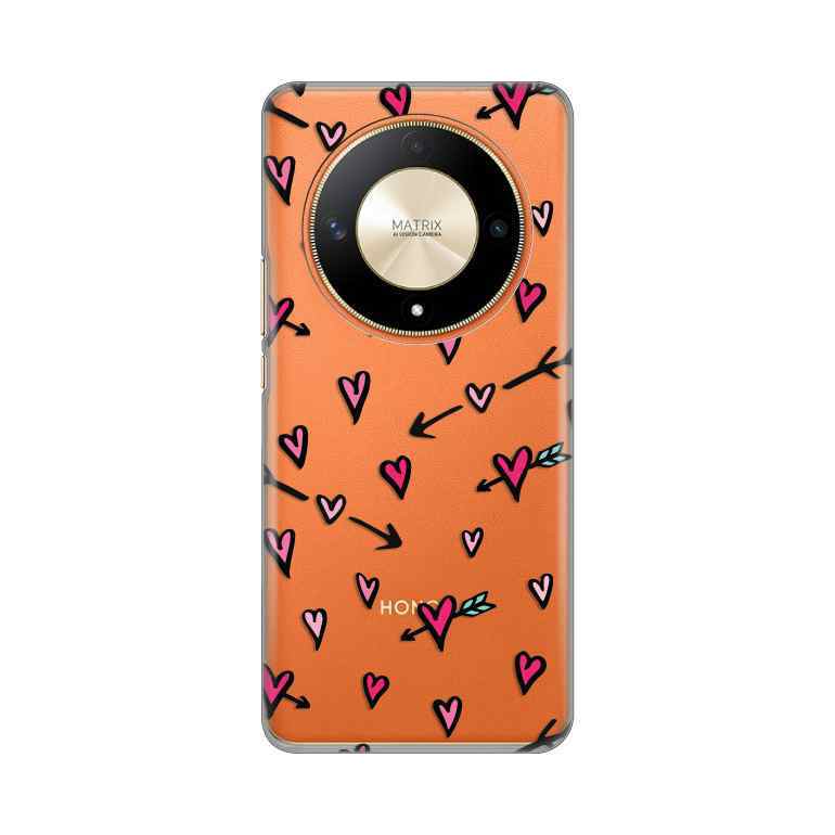 Maska Za Honor Magic 6 Lite silikon Print Heart Pattern