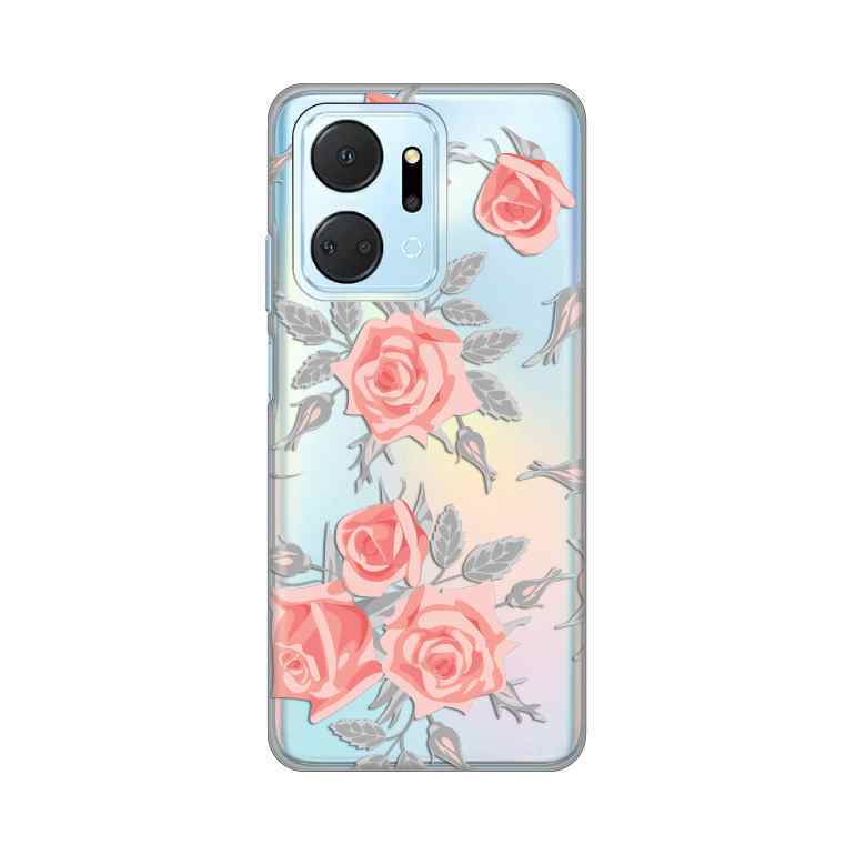 Maska Za Honor X7a silikon Print Elegant Roses