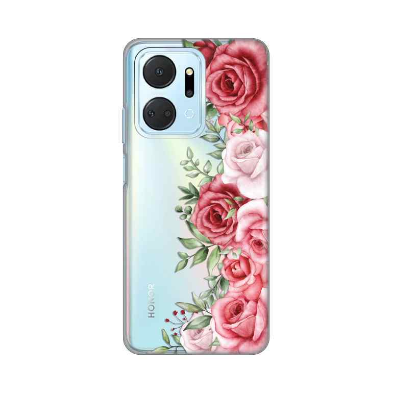 Maska Za Honor X7a silikon Print Wild Roses