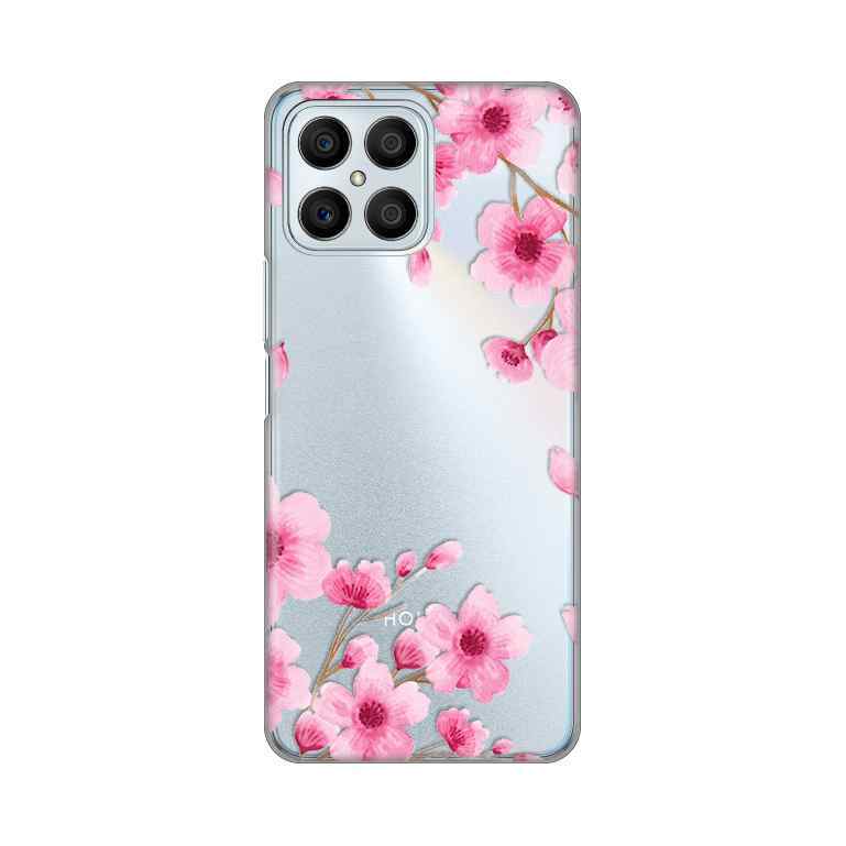 Maska Za Honor X8 silikon Print Rose flowers