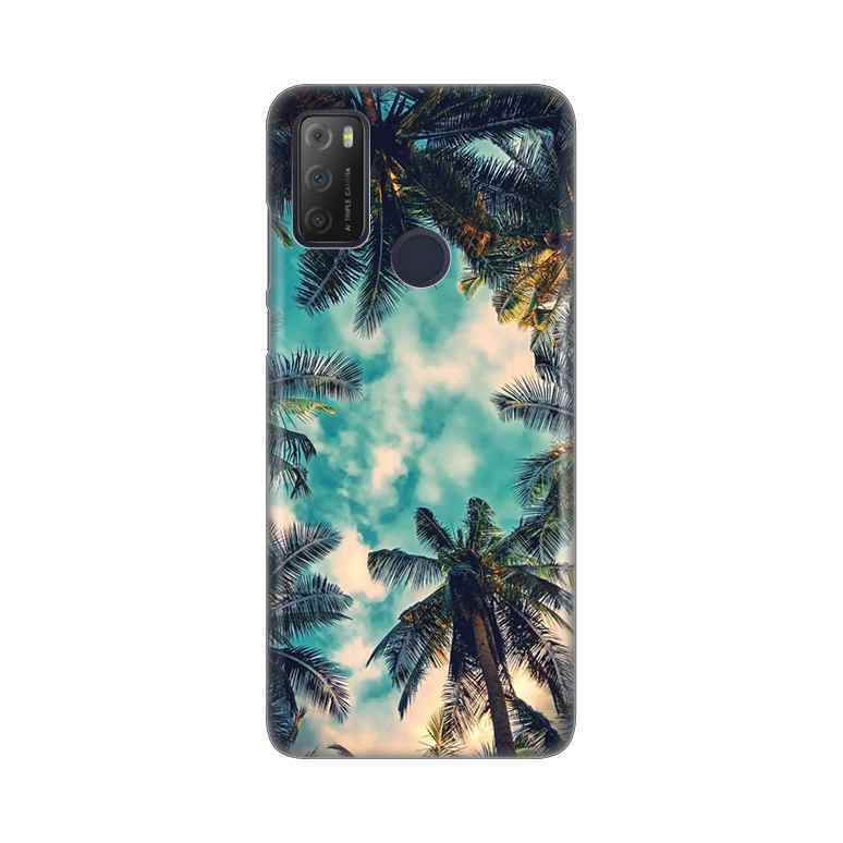 Maska za Alcatel 1S 2021/3L 2021/A1 Alpha 21 silikon Print Palm tree