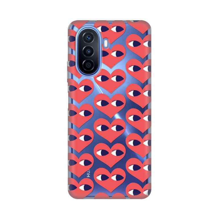 Maska za Huawei Nova Y70 silikon Print /Y70 Plus Eye Heart Pattern