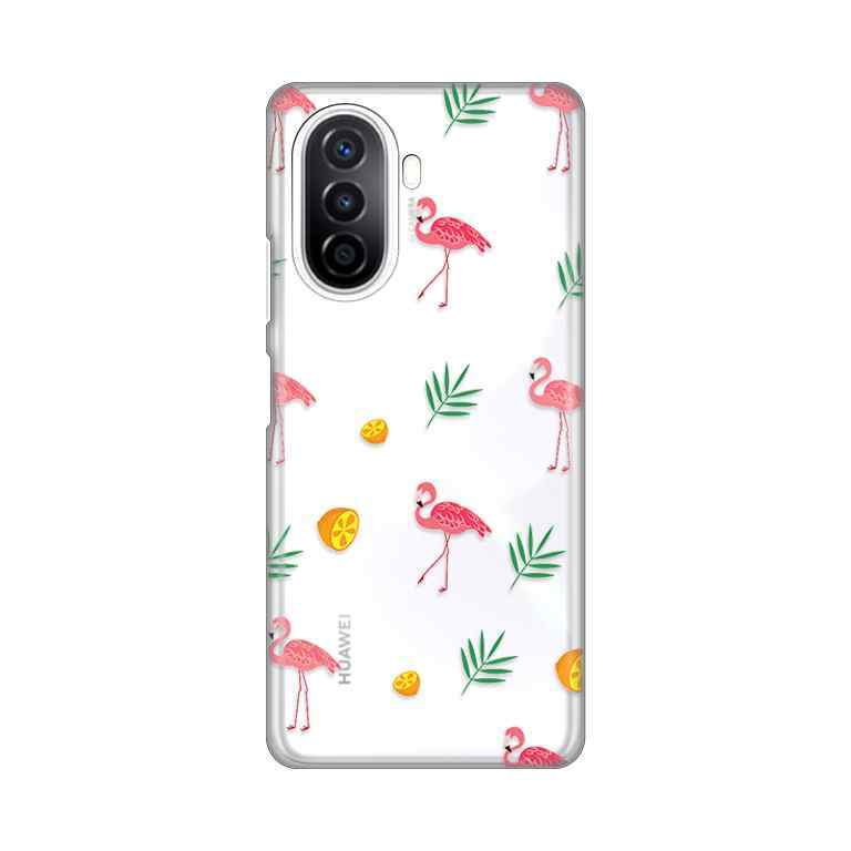 Maska za Huawei Nova Y70 silikon Print /Y70 Plus Flamingos