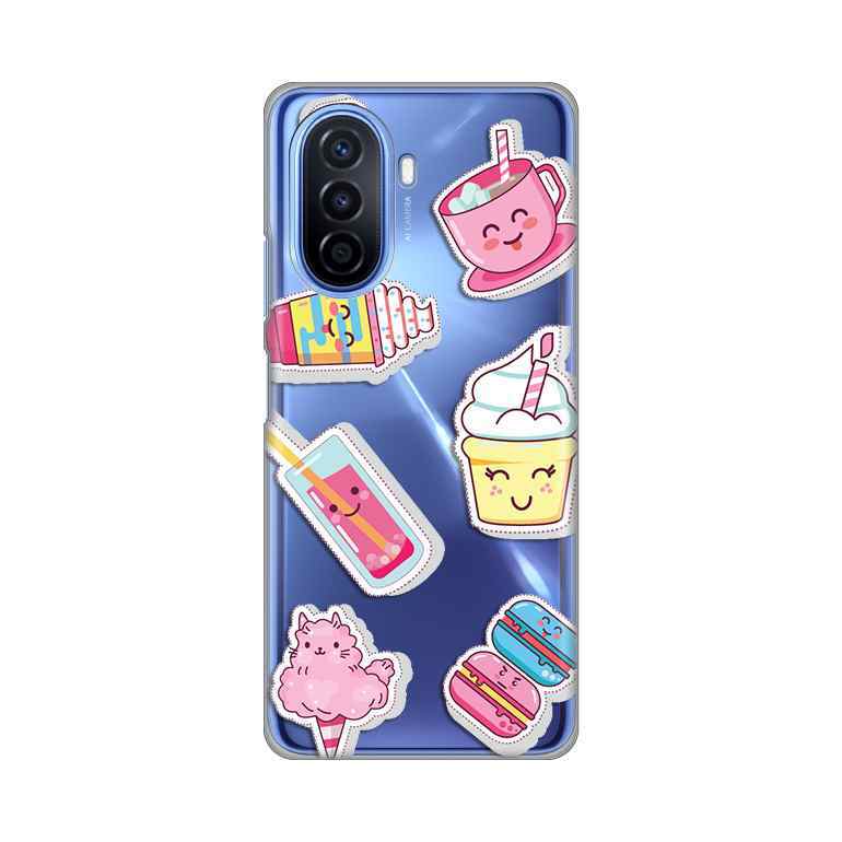 Maska za Huawei Nova Y70 silikon Print /Y70 Plus Ice cream