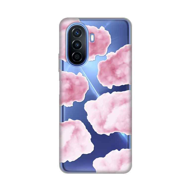 Maska za Huawei Nova Y70 silikon Print /Y70 Plus Pink Clouds