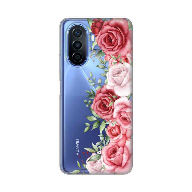 Maska za Huawei Nova Y70 silikon Print /Y70 Plus Wild Roses