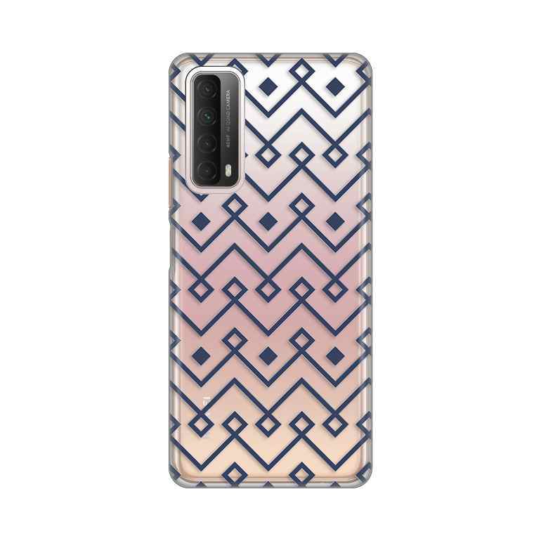 Maska za Huawei P Smart 2021 silikon Print Blue cubes