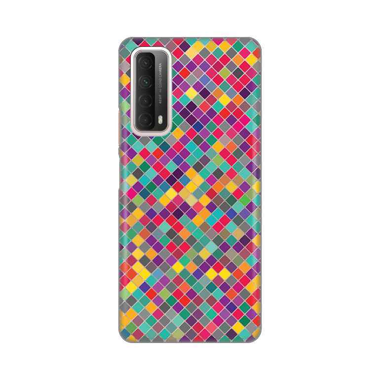 Maska za Huawei P Smart 2021 silikon Print Colorful cubes