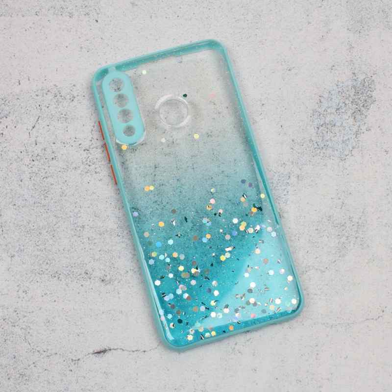 Maska za Huawei P30 Lite Frame Glitter mint