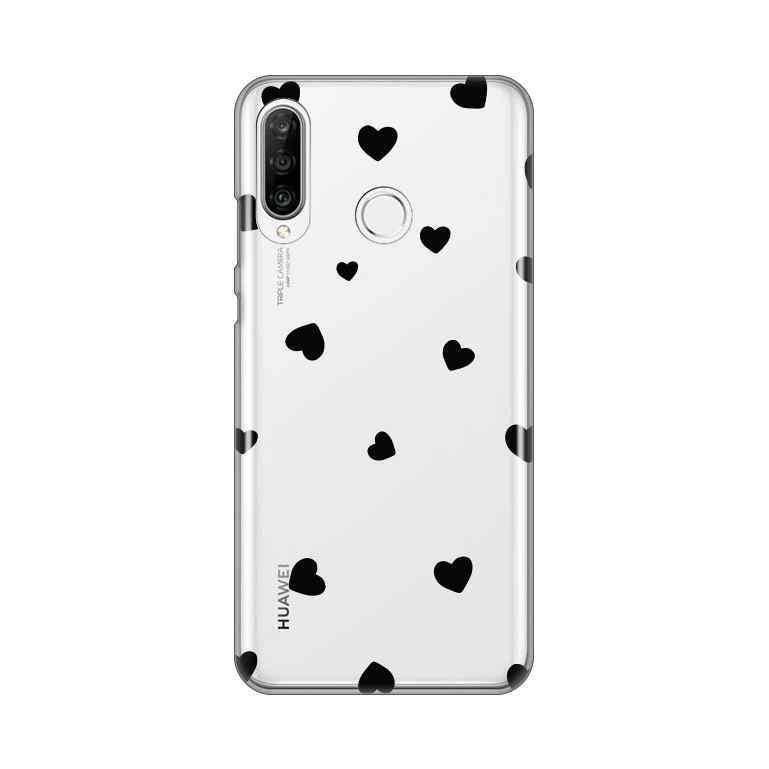 Maska za Huawei P30 Lite silikon Print Hearts