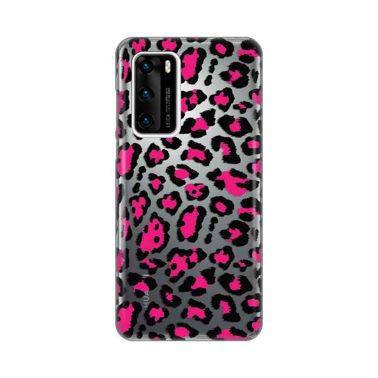 Maska za Huawei P40 silikon Print Pink Jungle