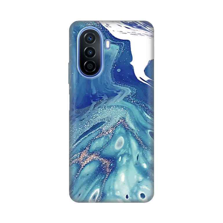 Maska za Huawei Y7 silikon Print 0/Y70 Plus Blue Marble