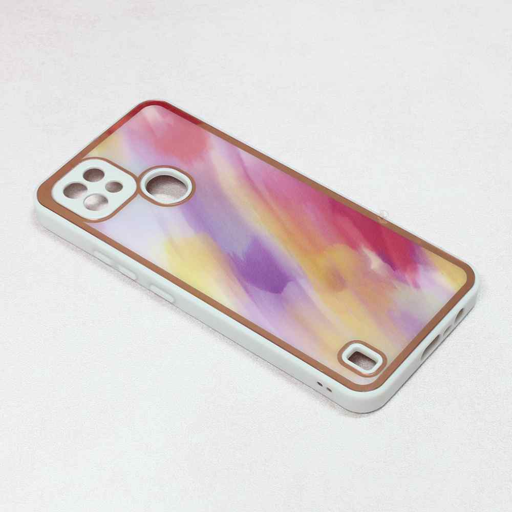 Maska za Realme C21 Candy Marble bela