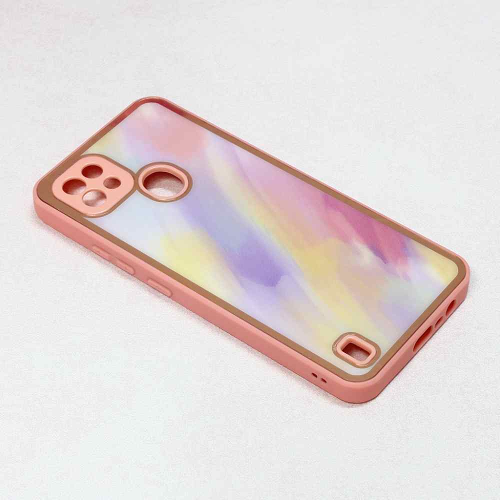 Maska za Realme C21 Candy Marble svetlo ljubicasta