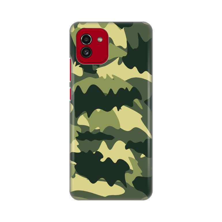 Maska za Samsung A03 silikon Print Army