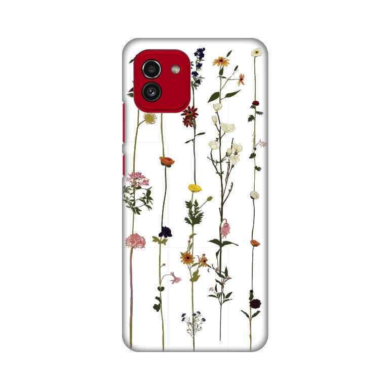 Maska za Samsung A03 silikon Print Flower