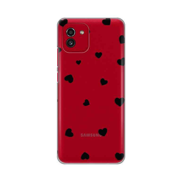 Maska za Samsung A03 silikon Print Hearts