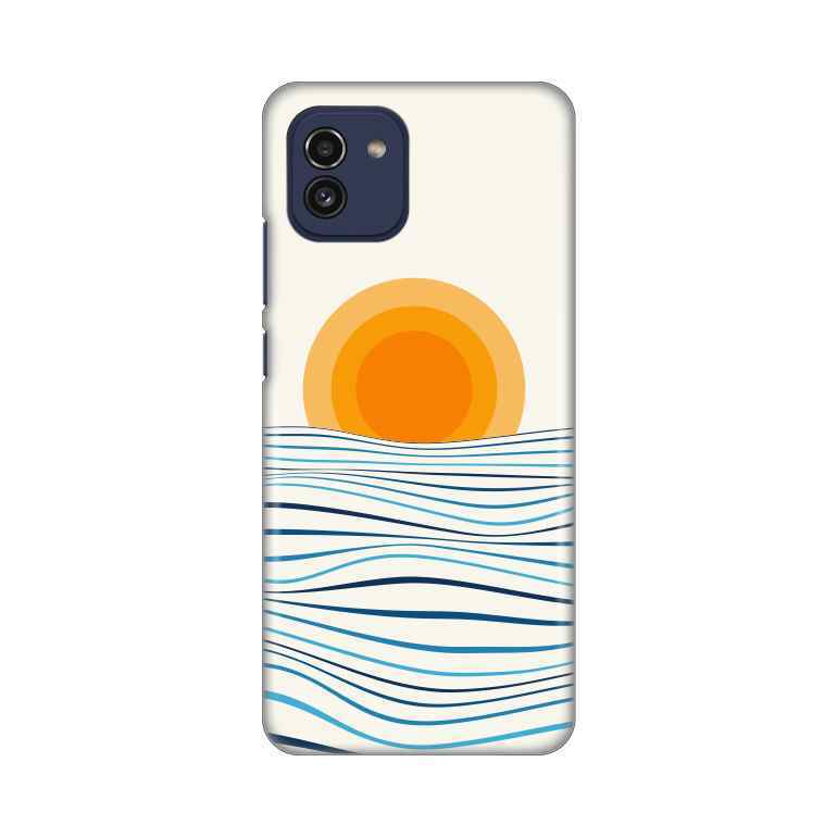 Maska za Samsung A03 silikon Print Sunset