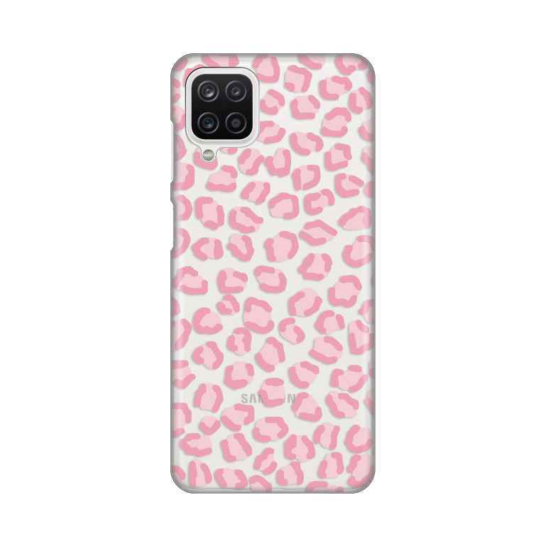 Maska za Samsung A12 silikon Print Pink Cheetah