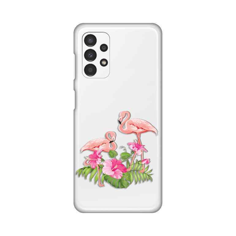 Maska za Samsung A13 4G silikon Print Flamingo