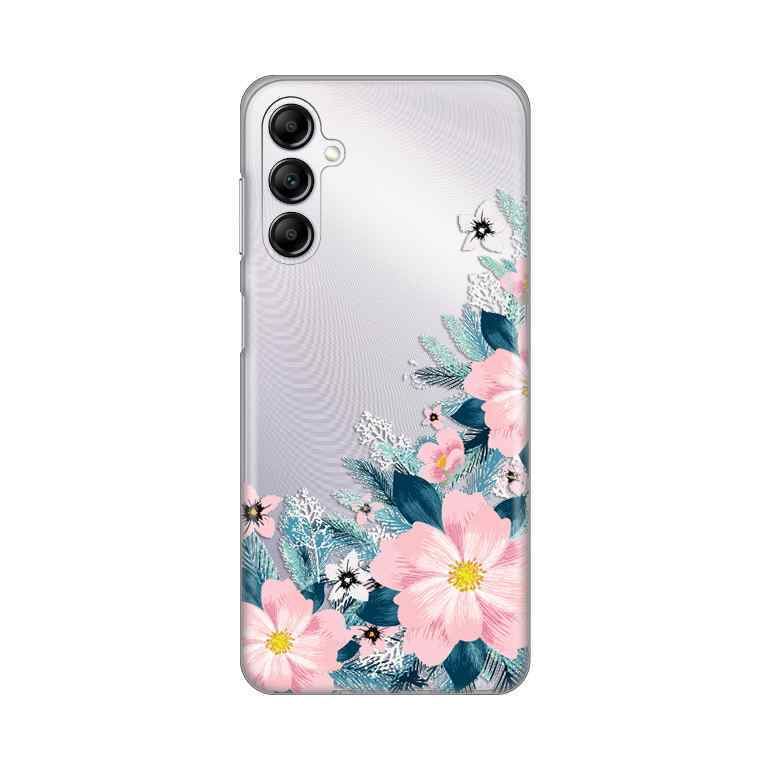 Maska za Samsung A14 4G/5G silikon Print Bright Flowers