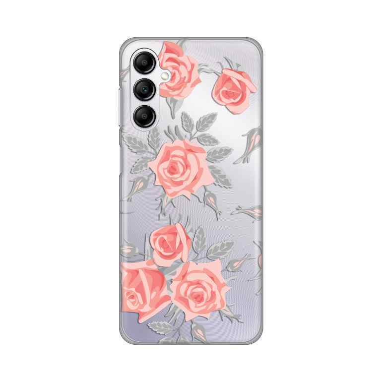 Maska za Samsung A14 4G/5G silikon Print Elegant Roses