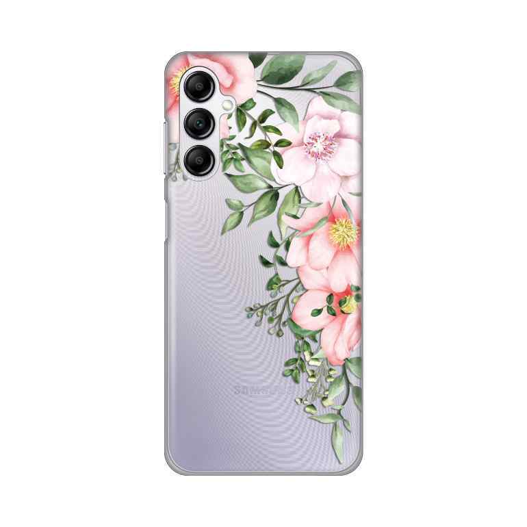 Maska za Samsung A14 4G/5G silikon Print Gentle Rose Pattern