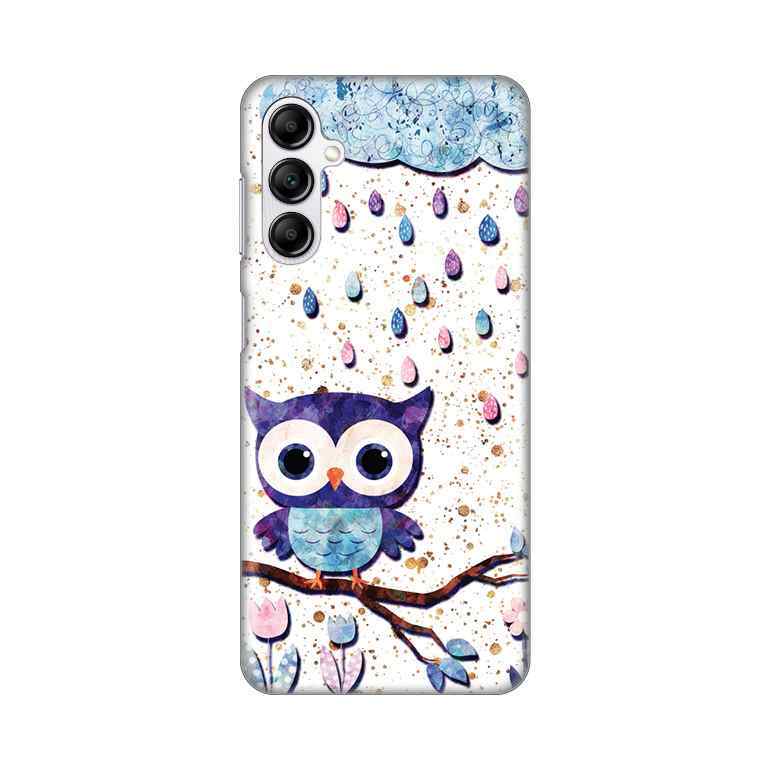 Maska za Samsung A14 4G/5G silikon Print Owl