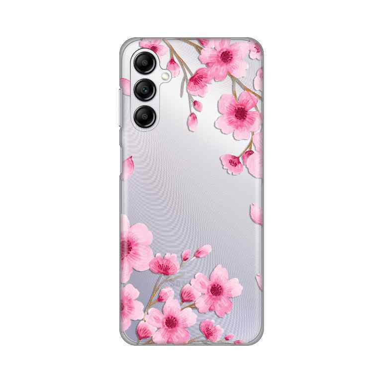 Maska za Samsung A14 4G/5G silikon Print Rose flowers