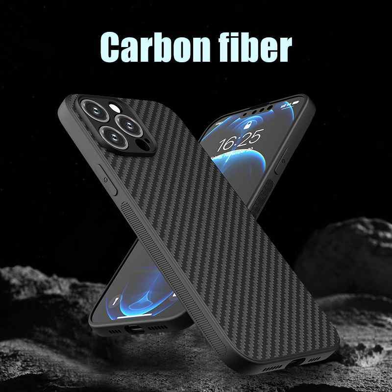 Maska za Samsung A15 5G Carbon fiber crna