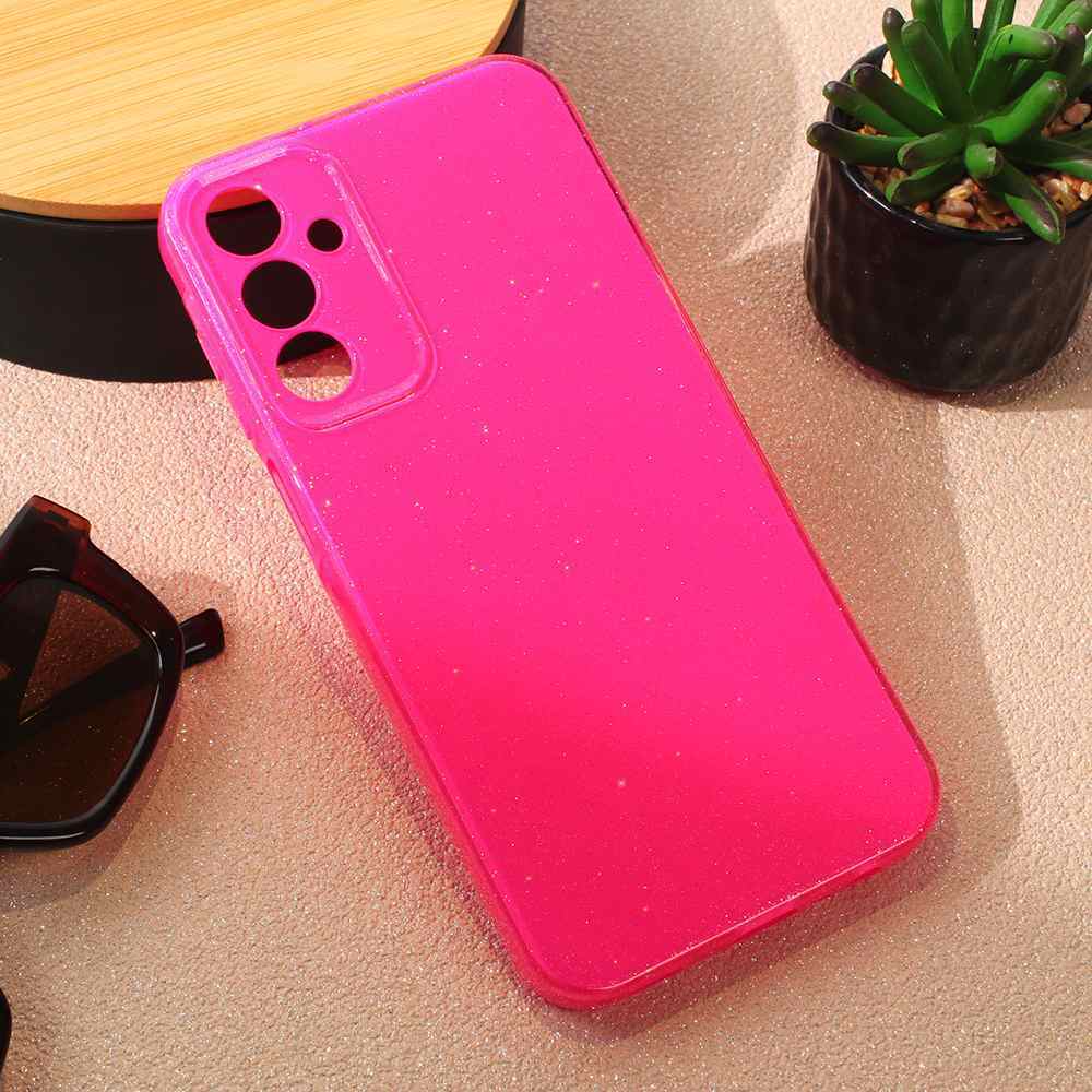 Maska za Samsung A15 5G Sparkle Dust pink