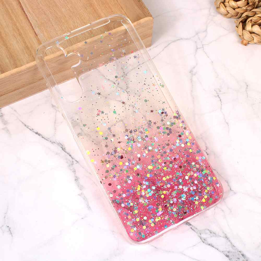 Maska za Samsung A15 5G silikon Glitter roze