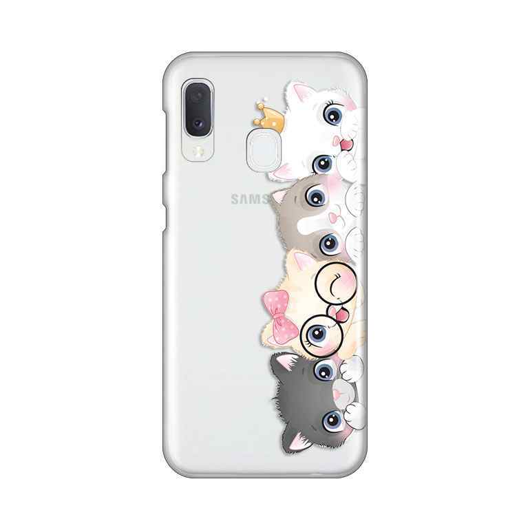 Maska za Samsung A20e silikon Print Cats