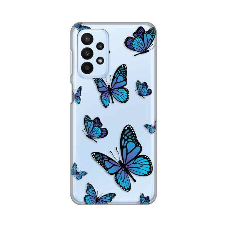 Maska za Samsung A23 4G/5G silikon Print Blue butterfly