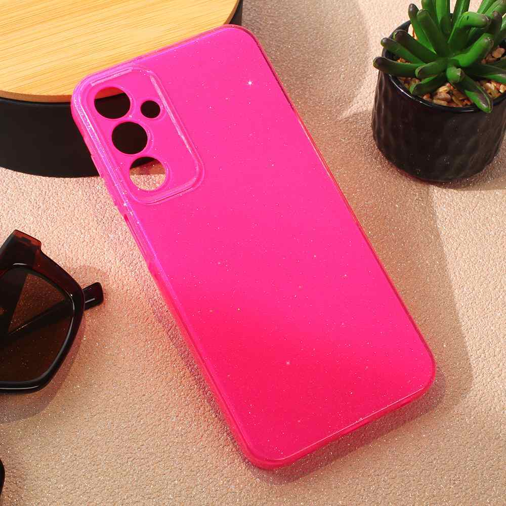 Maska za Samsung A25 5G Sparkle Dust pink