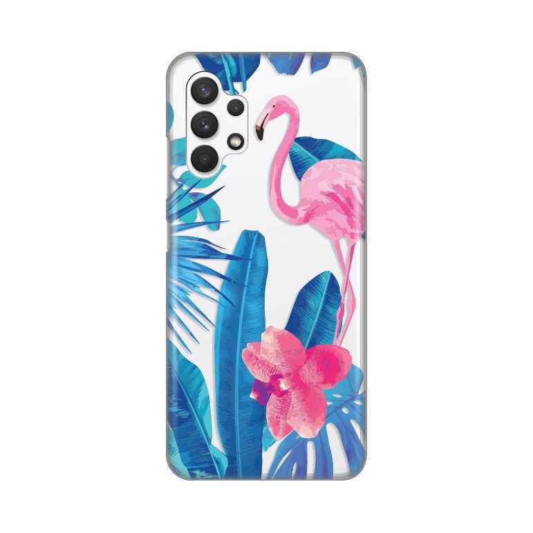 Maska za Samsung A32 4G silikon Print Summer Flamingo