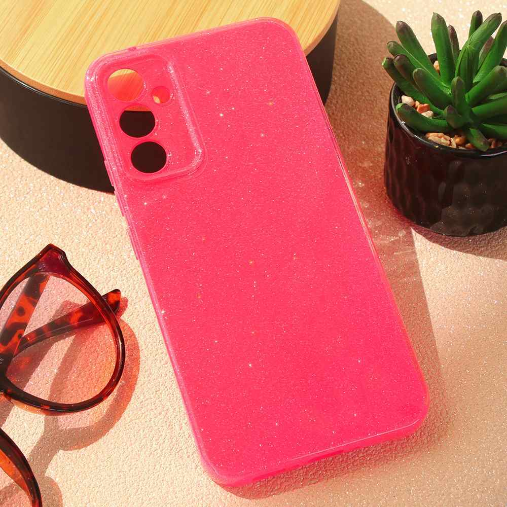 Maska za Samsung A34 5G Sparkle Dust pink