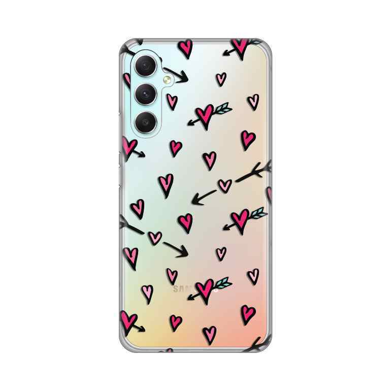 Maska za Samsung A34 5G silikon Print Heart Pattern