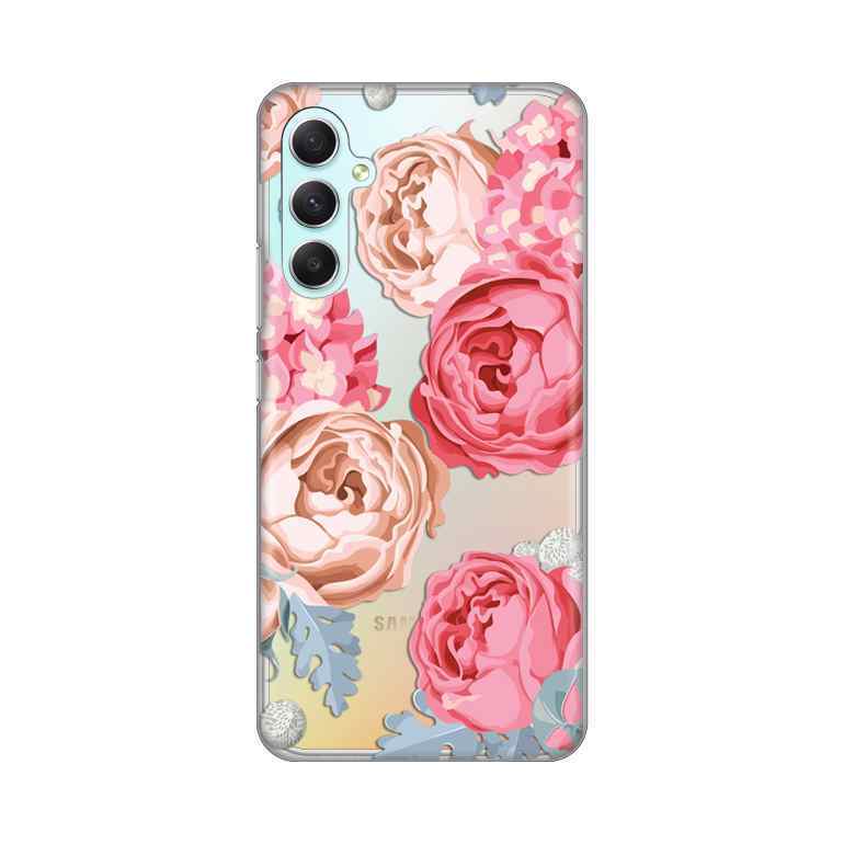 Maska za Samsung A34 5G silikon Print Pink Flowers