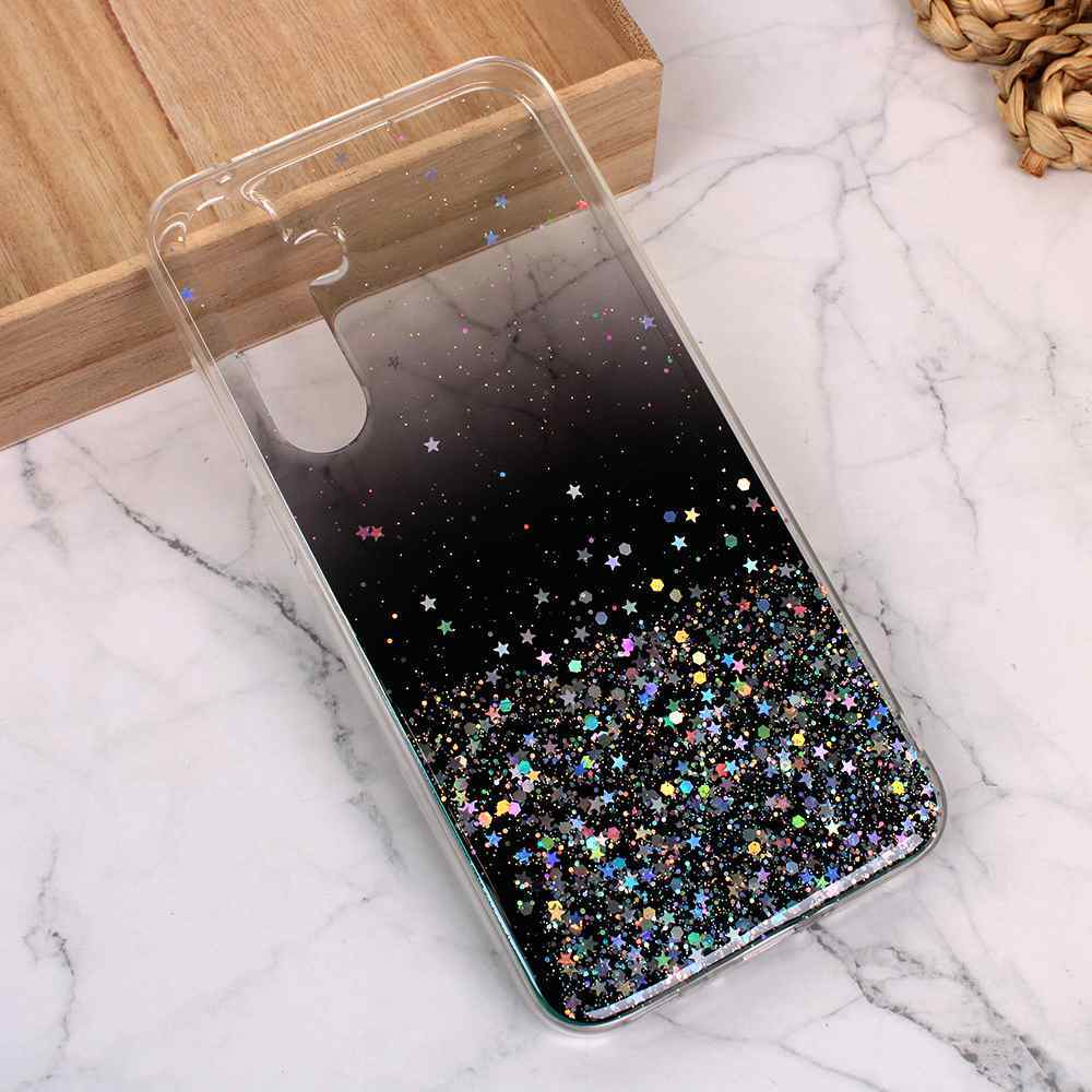 Maska za Samsung A35 5G silikon Glitter crna