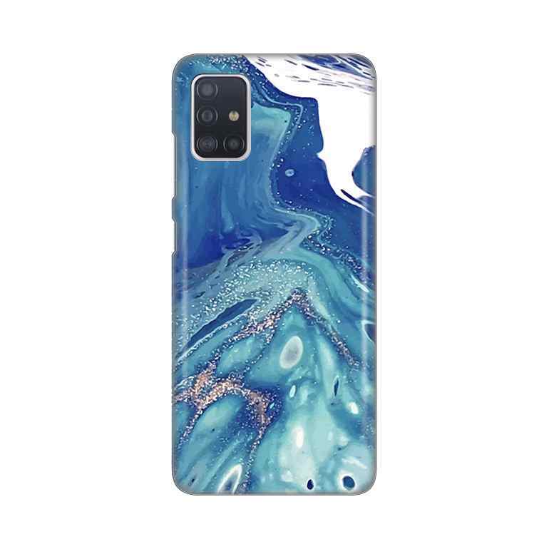 Maska za Samsung A51 silikon Print Blue Marble