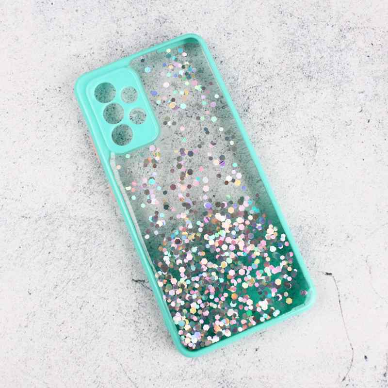 Maska za Samsung A52 4G-A52 5G-A52s 5G Frame Glitter mint