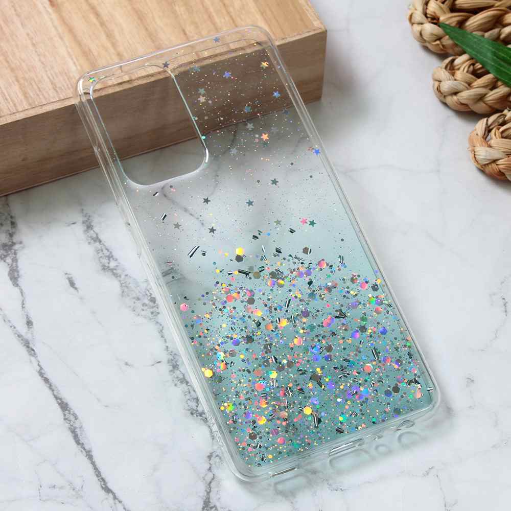 Maska za Samsung A52 4G-A52 5G-A52s 5G silikon Glitter mint